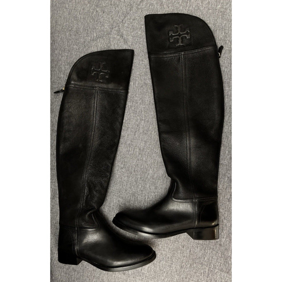 Tory Burch Shoes - TORY BUCH Black Simone Over The Knee 35mm Boot Size 7M